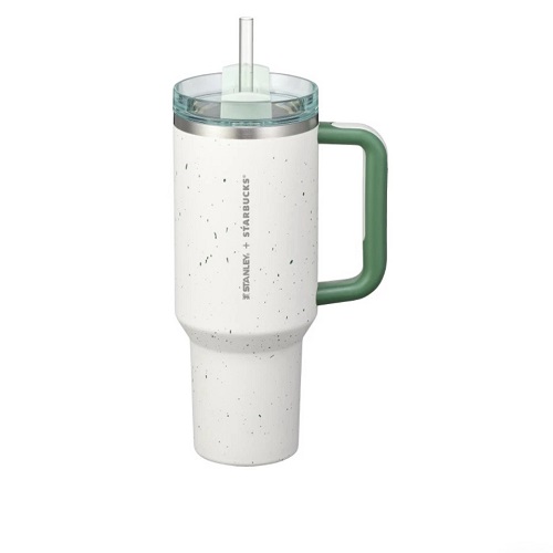 Stanley X Starbucks Korea Limited Edition Green Pebble Tumbler